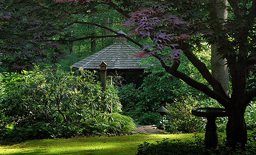 Lawn gazebo.